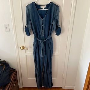 Anthropologie Denim Jumpsuit